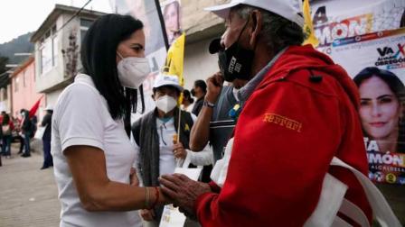 La candidata aseguró que trabajará para mejorar la seguridad en la demarcación. Foto: Especial