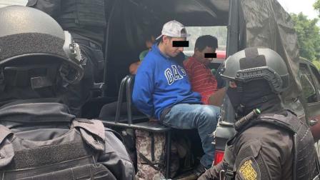Los detenidos fueron trasladados hacia la agencia 50 del Ministerio Público. 