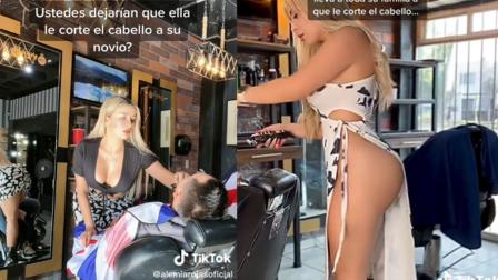 Peluquera sexy viral en TikTok