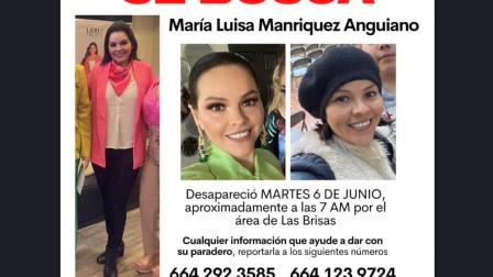 María Luisa Manríquez Anguiano, víctima de homicidio en Tijuana