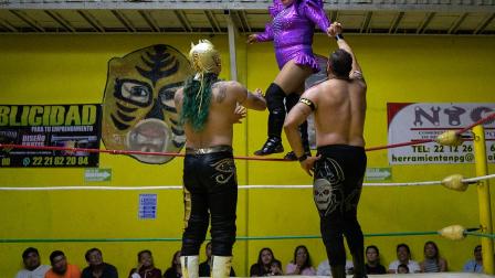 Miss Gaviota, luchadora trans en México