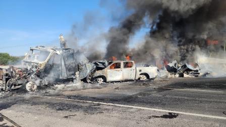 Casi apagado el incendio 