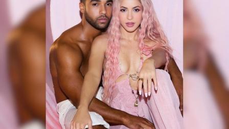 Shakira compartió imágenes con Lucien Leon Laviscount en Instagram