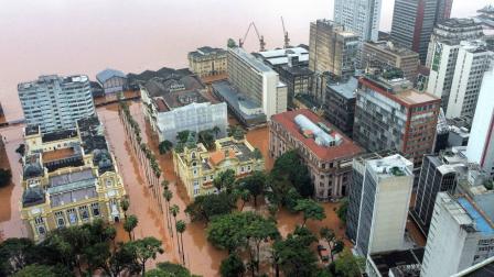 La ciudad de Porto Alegre y el sur de Brasil están completamente bajo el agua (Reuters)