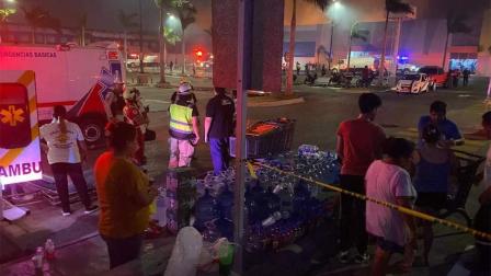Incendio en tiendas de Tamaulipas