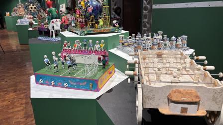 La exposición Copa de Arte Popular Banamex. Arte popular y futbol recorrerá tres estados