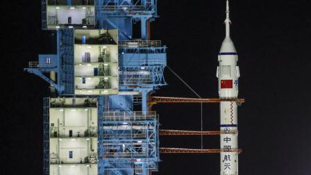 A Long March 2F rocket carrying the Shenzhou-23 spacecraft with astronauts Zhu Yangzhu, Zhang Zhiyuan, and Lai Ka-ying, who is the first astronaut from Hong Kong, before it blasts off toÂ China's TiangongÂ spaceÂ station from the launchpad at theÂ JiuquanÂ SatelliteÂ LaunchÂ Center, nearÂ Jiuquan, Gansu province,Â China, May 24, 2026. REUTERS/Maxim Shemetov