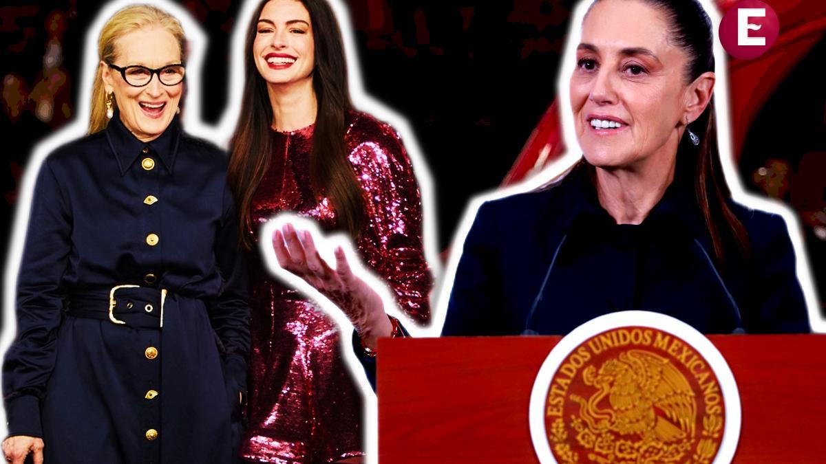 <![CDATA[Meryl Streep es la mejor actriz del mundo, le agradezco su reconocimiento: Sheinbaum]]>