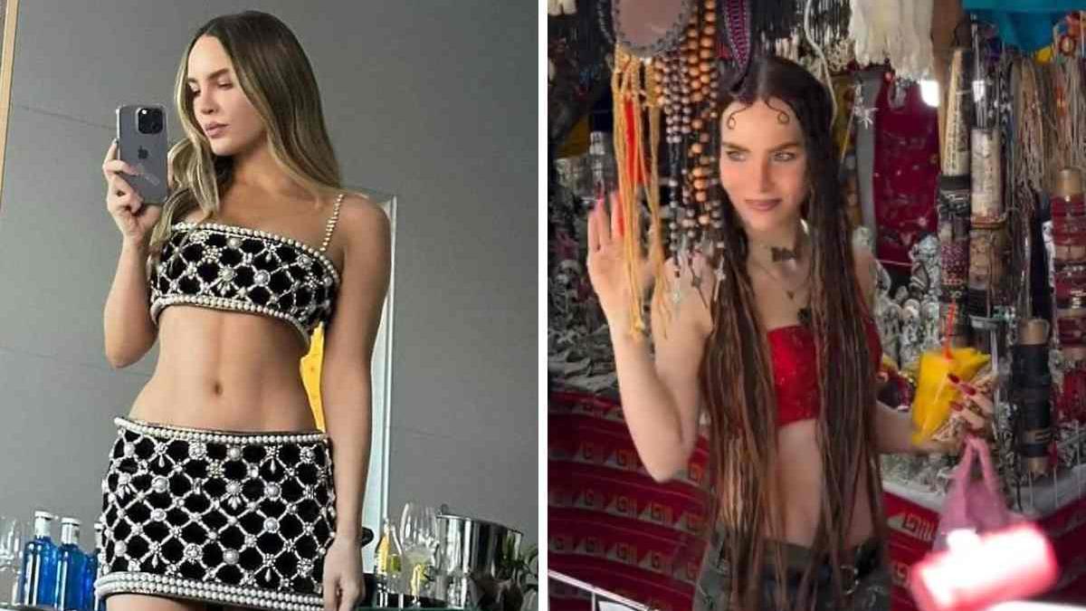 <![CDATA[Captan a Belinda de compras en el tianguis y comiendo mango en el “chachareo”]]>