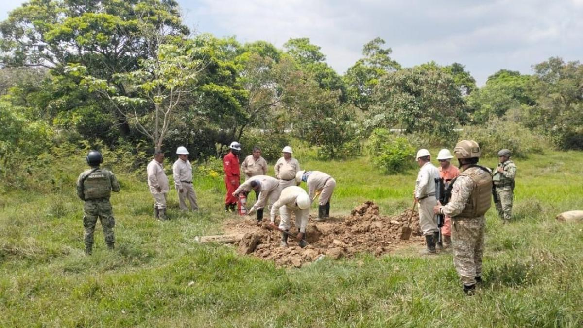 <![CDATA[Semar clausura dos tomas clandestinas de hidrocarburos en el Istmo de Tehuantepec]]>