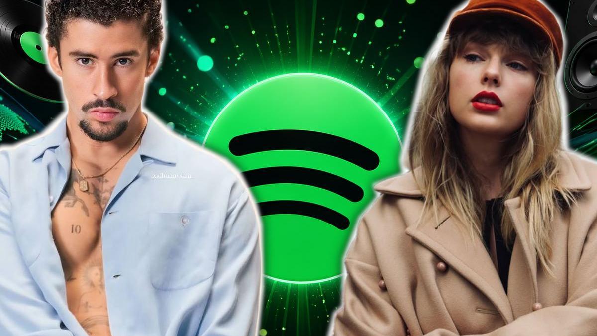 <![CDATA[¡Bad Bunny, Taylor Swift y más! Spotify revela a los artistas más escuchados en su historia]]>