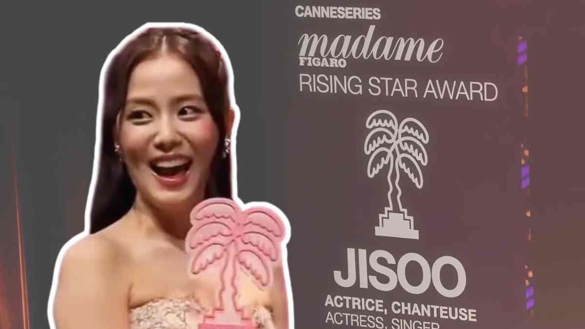 <![CDATA[¡Jisoo de Blackpink hace historia en Cannes! Recibe el Madame Figaro Rising Star]]>