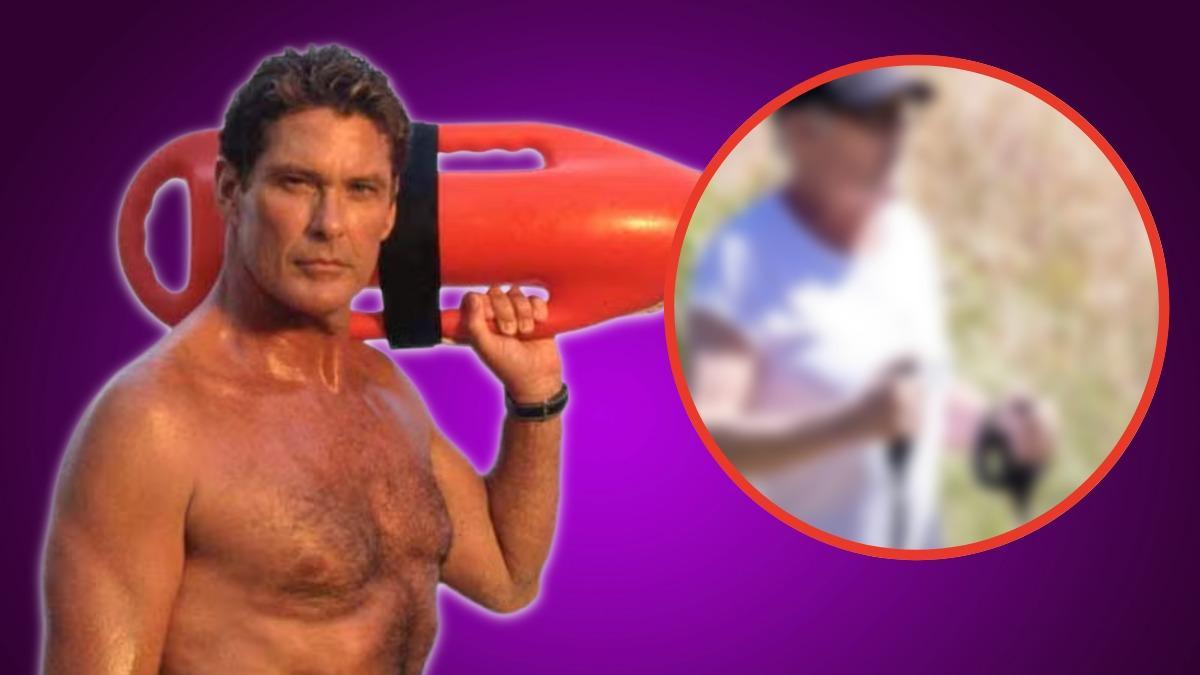 <![CDATA[¡Preocupación! David Hasselhoff de Guardianes de la Bahía es visto con andadera]]>