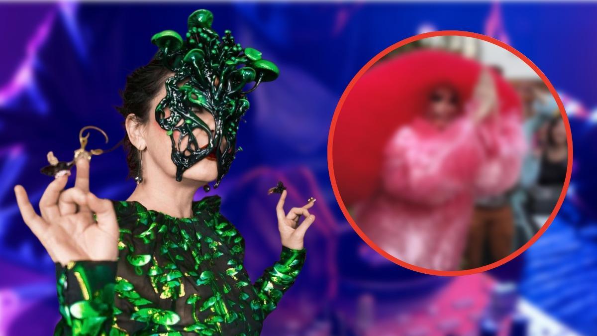 <![CDATA[Entre rave y alta moda: Björk sorprende con extravagante look en Venecia]]>