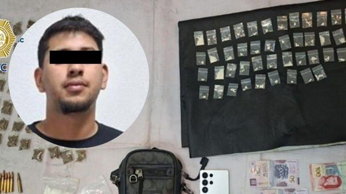 <![CDATA[Capturan a sujeto con dosis de drogas; estaría relacionado con robo a viviendas]]>