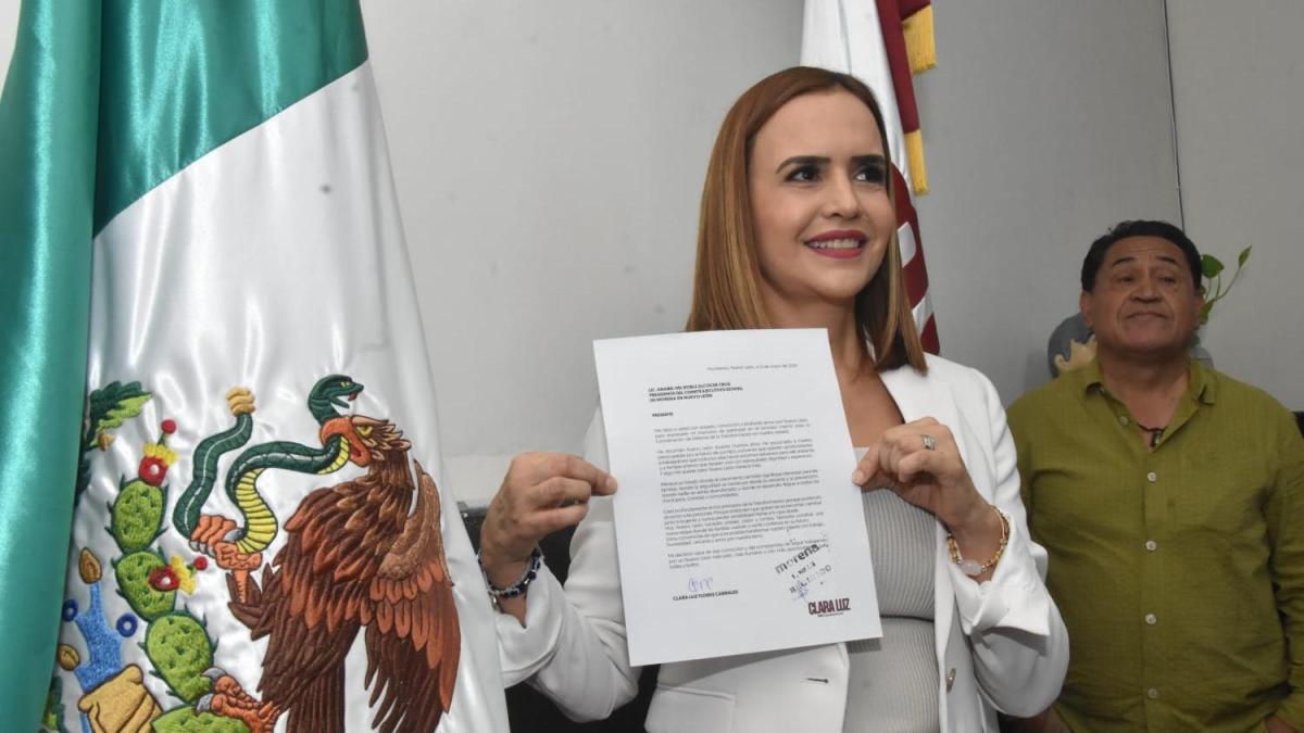<![CDATA[Clara Luz Flores busca ser candidata de Morena a la gubernatura de Nuevo León]]>