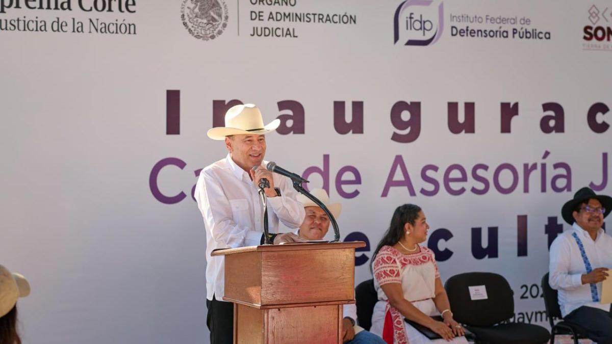 <![CDATA[Alfonso Durazo entrega obra en Vicam como parte del Plan de Justicia para el Pueblo Yaqui]]>