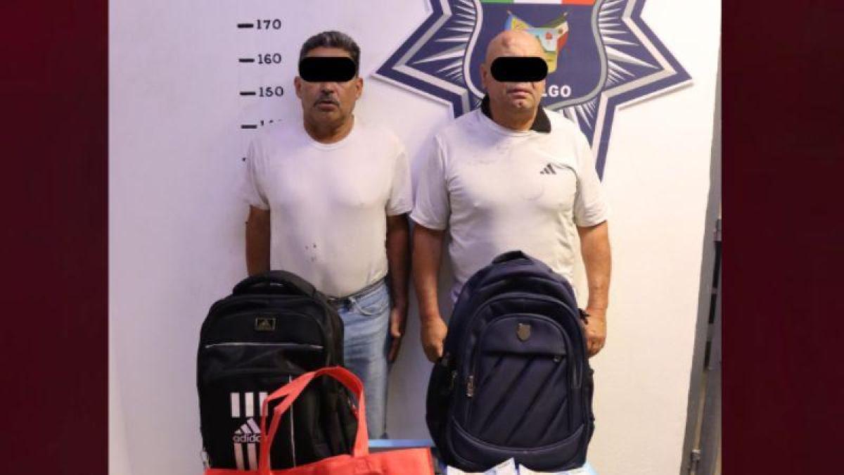 <![CDATA[Recuperan un millón de pesos y capturan a dos asaltantes en Pachuca]]>