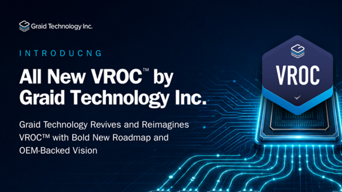 <![CDATA[Graid Technology lanza VROC™ by Graid Technology con el respaldo de fabricantes OEM de primer nivel]]>