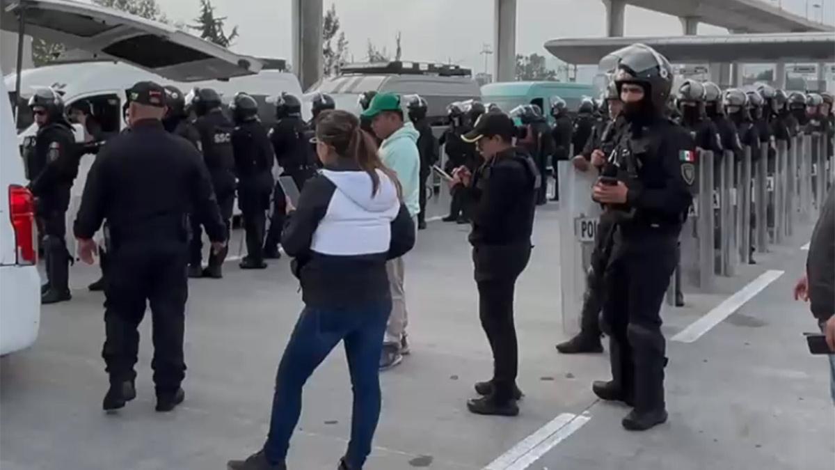 'Blinda' SSC CDMX vigilancia y entrada en caseta d