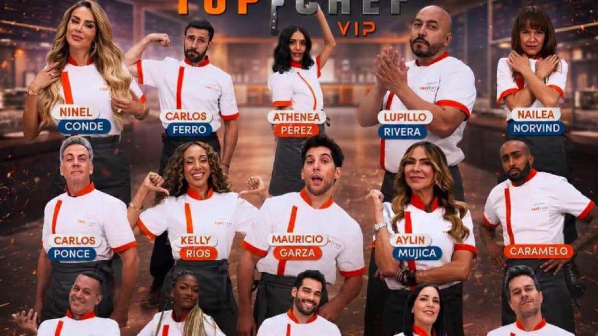 ¿Quiénes son los 20 participantes de Top Chef VIP?