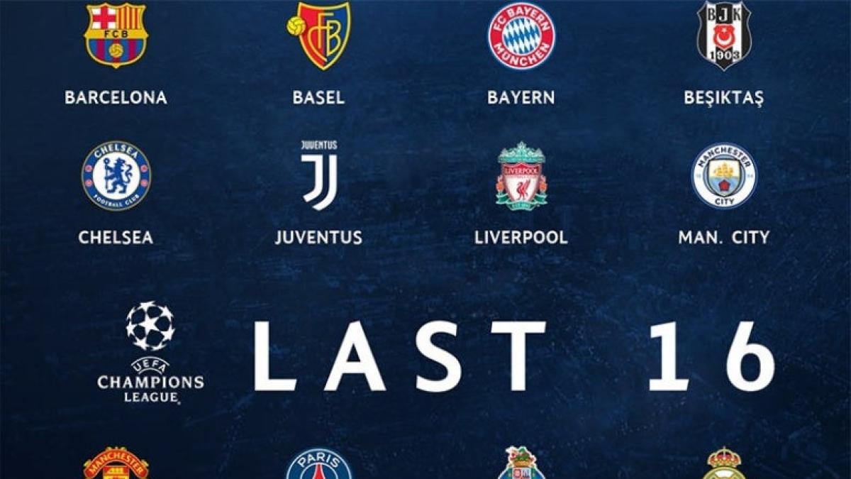 Listos los 16 invitados a los octavos de final de la Champions