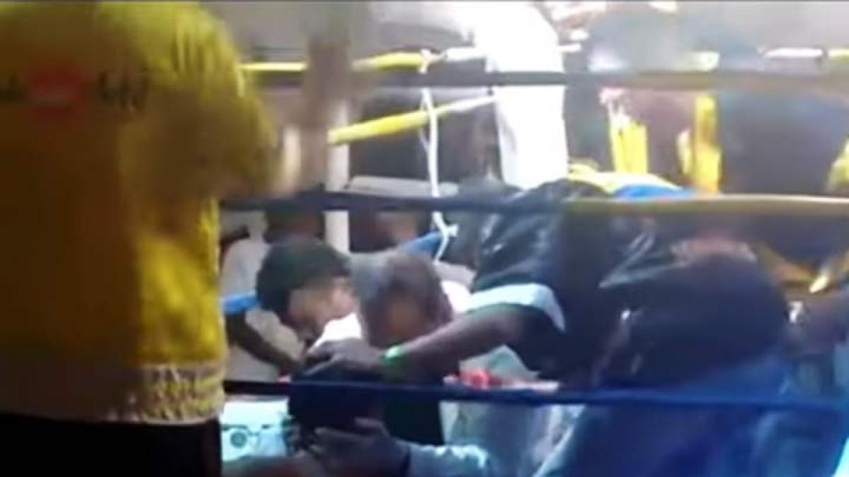 Boxeador en estado crítico; se desploma en octavo round