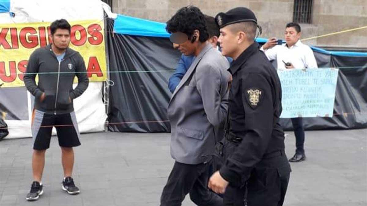 Lo detienen por amenazar con supuesta bomba en Palacio Nacional