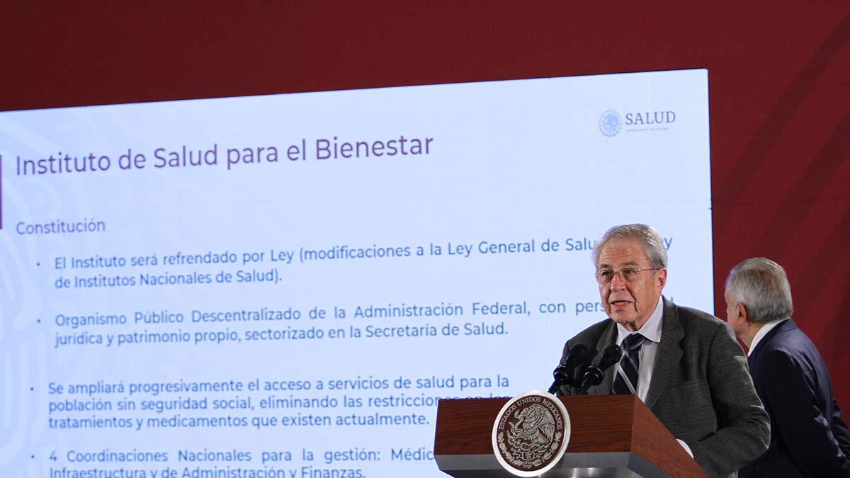Oficializan el Instituto de Salud para el Bienestar
