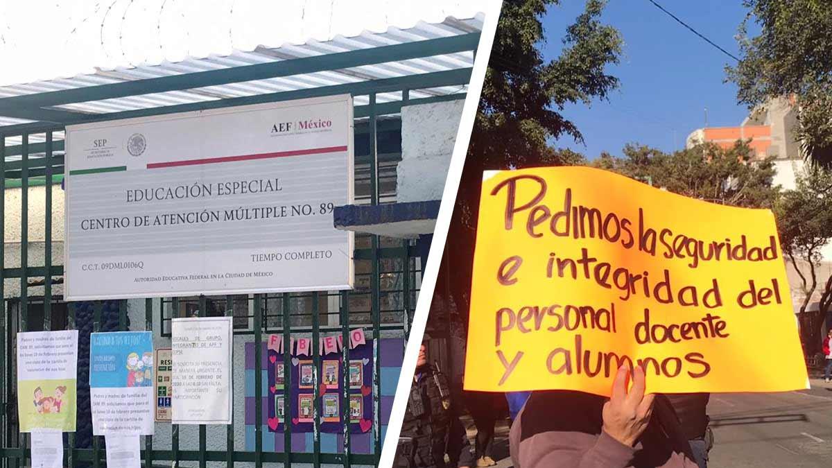Protestan padres de familia por bullying en escuela de CDMX