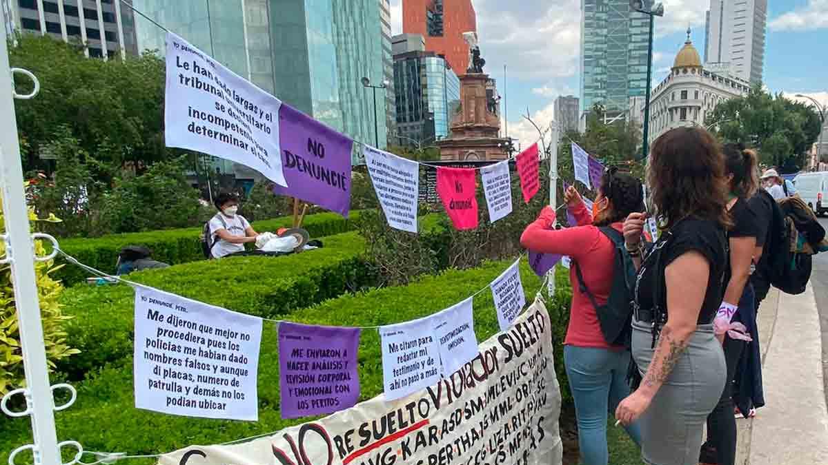 Colectivos y familias de víctimas de feminicidio se manifiestan en ...