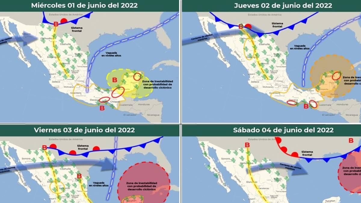 Tormenta tropical 'Alex' podría formarse gracias a remanentes de 'Agatha'