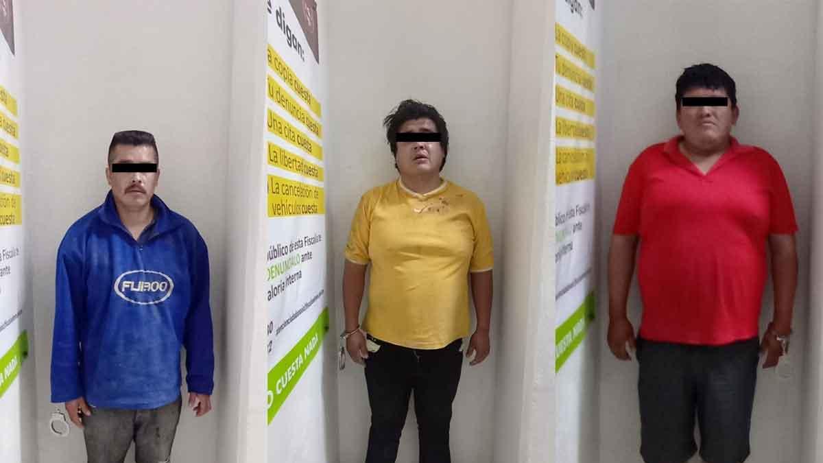 Detienen a cuatro por extorsión y robo de auto en Ecatepec