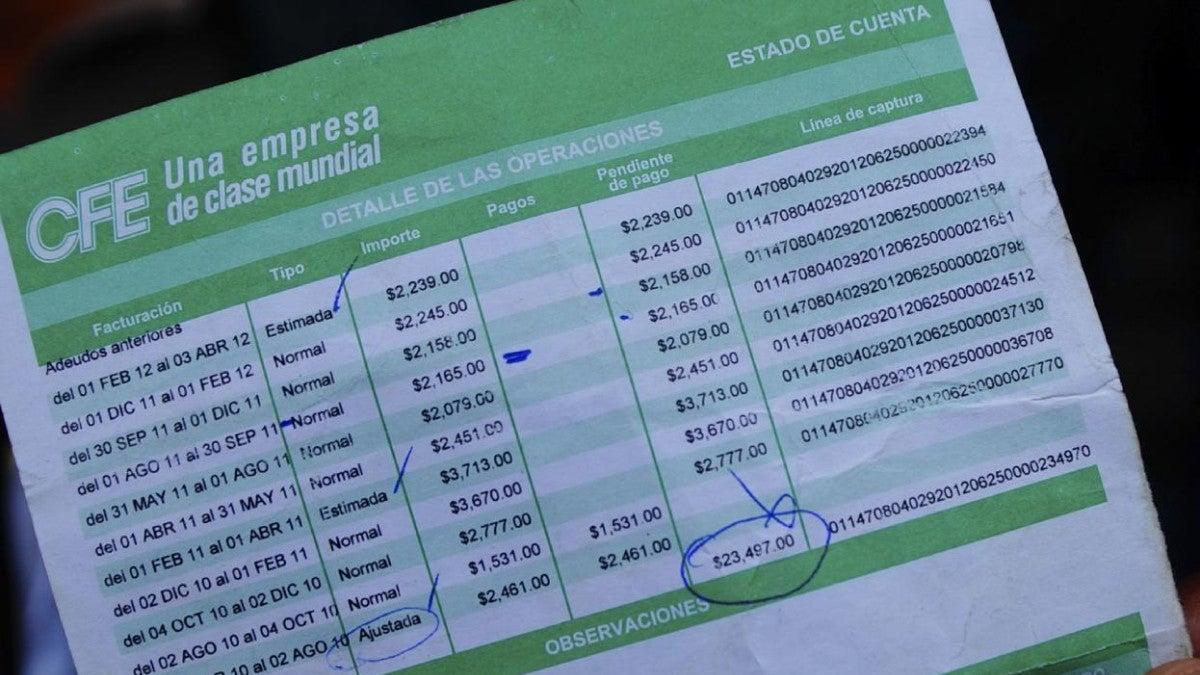 ¿Cómo reportar un cobro excesivo en tu recibo de luz de CFE?
