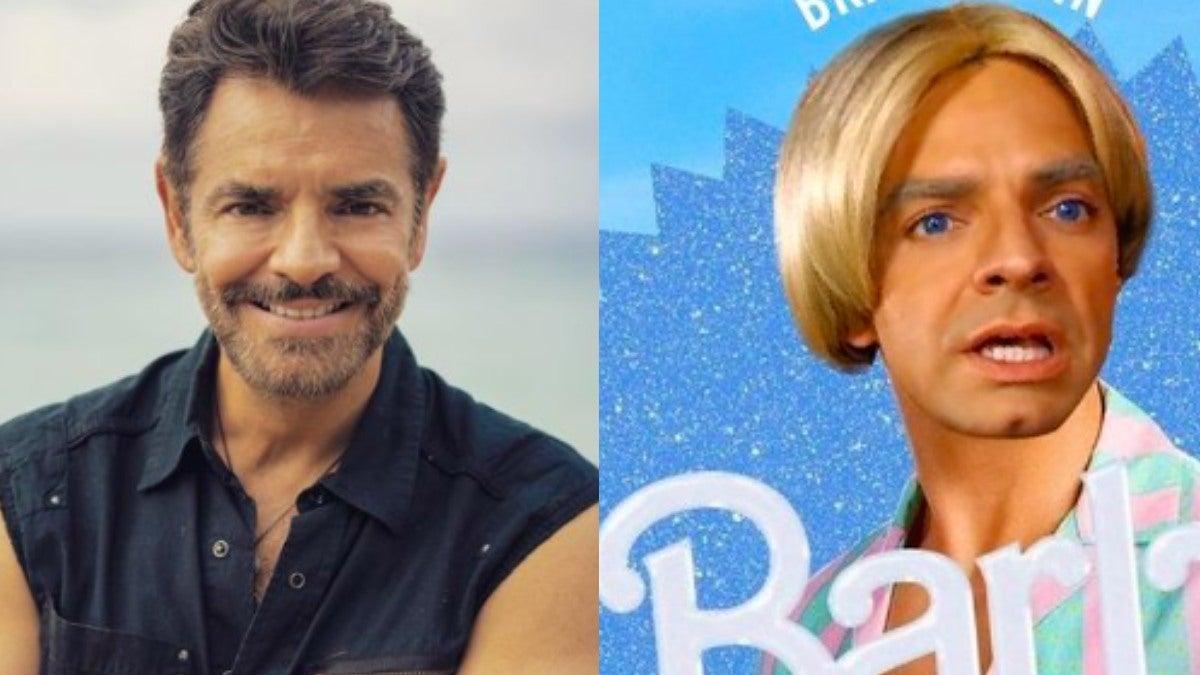 Eugenio Derbez presume póster de Barbie y revive a Brad Pittin
