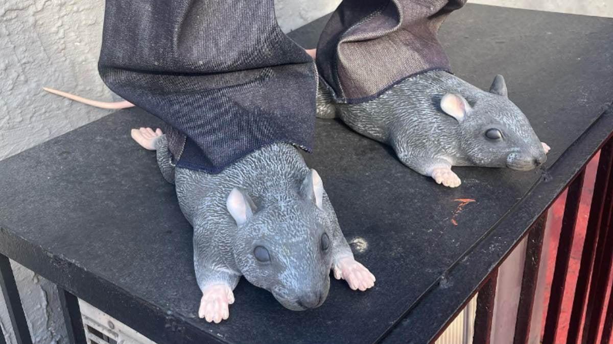 Fotos: Diseñador crea sandalias de rata; así luce el polémico calzado