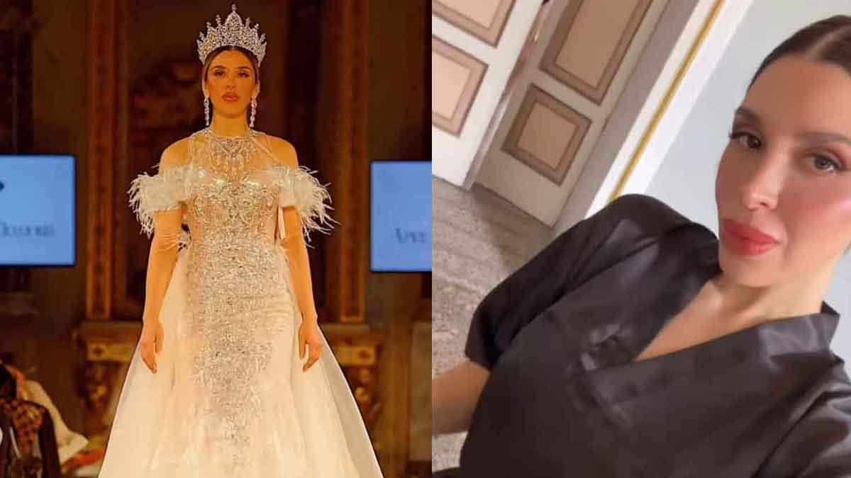 Emma Coronel deslumbra en su debut como modelo en la pasarela del Milan ...