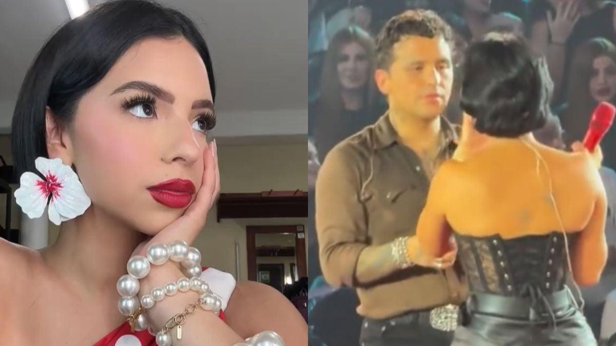 VIDEO: Christian Nodal regaña a Ángela Aguilar en pleno concierto por esta  razón