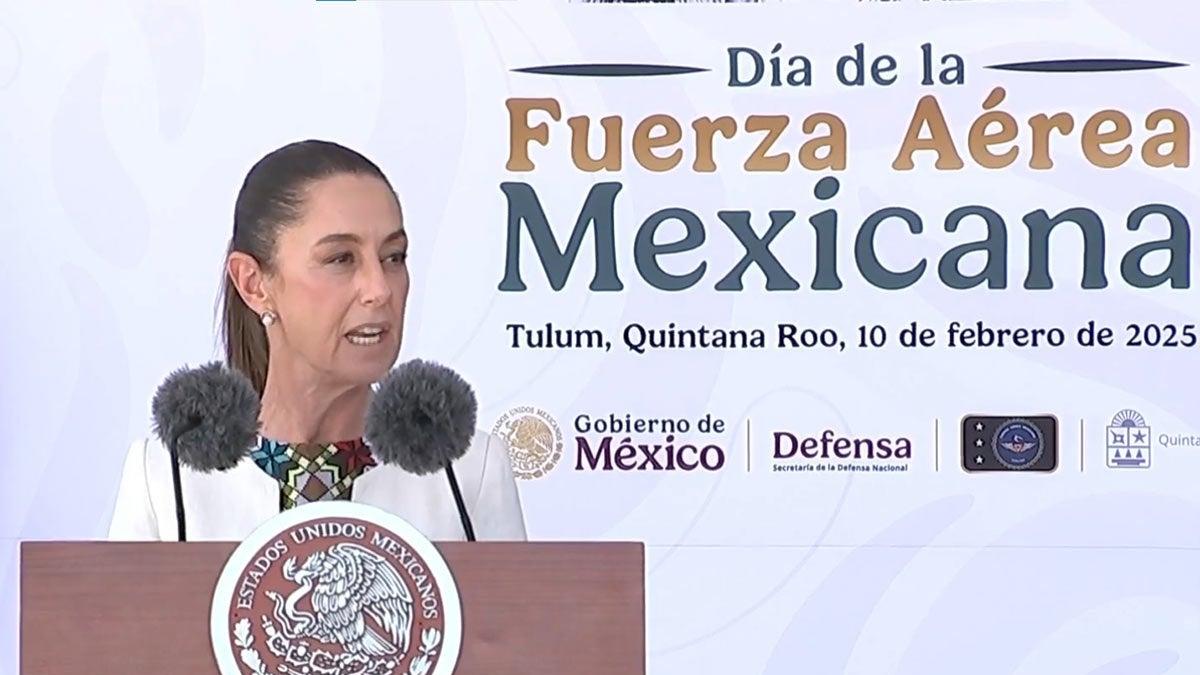 Reconoce Sheinbaum labor de la FAM y las fuerzas armadas
