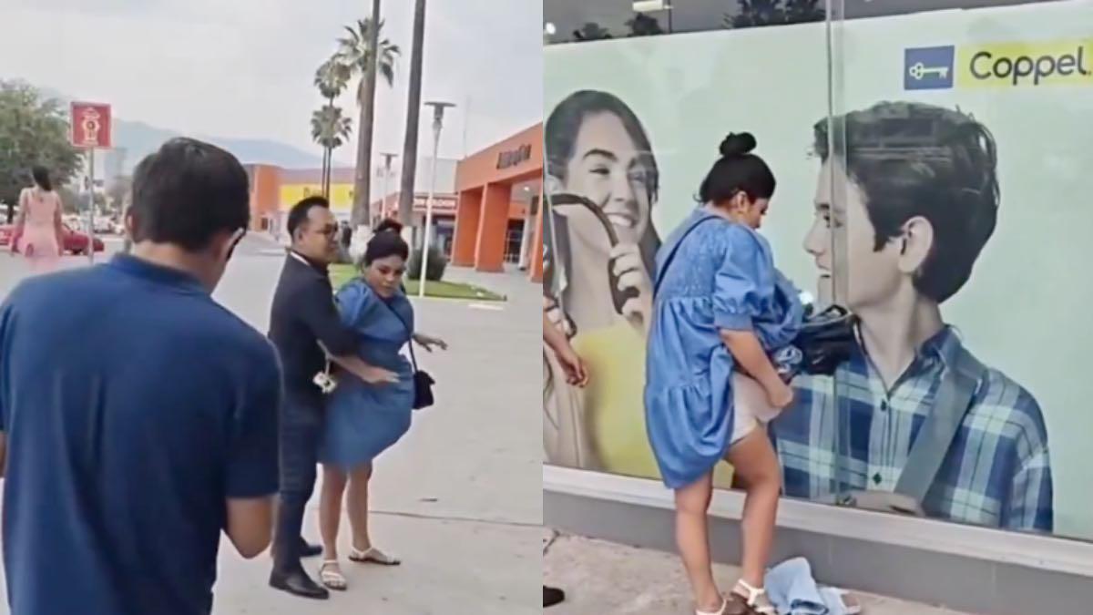 &iexcl;Esc&aacute;ndalo en Coppel! Mujer finge embarazo para robar decenas de prendas