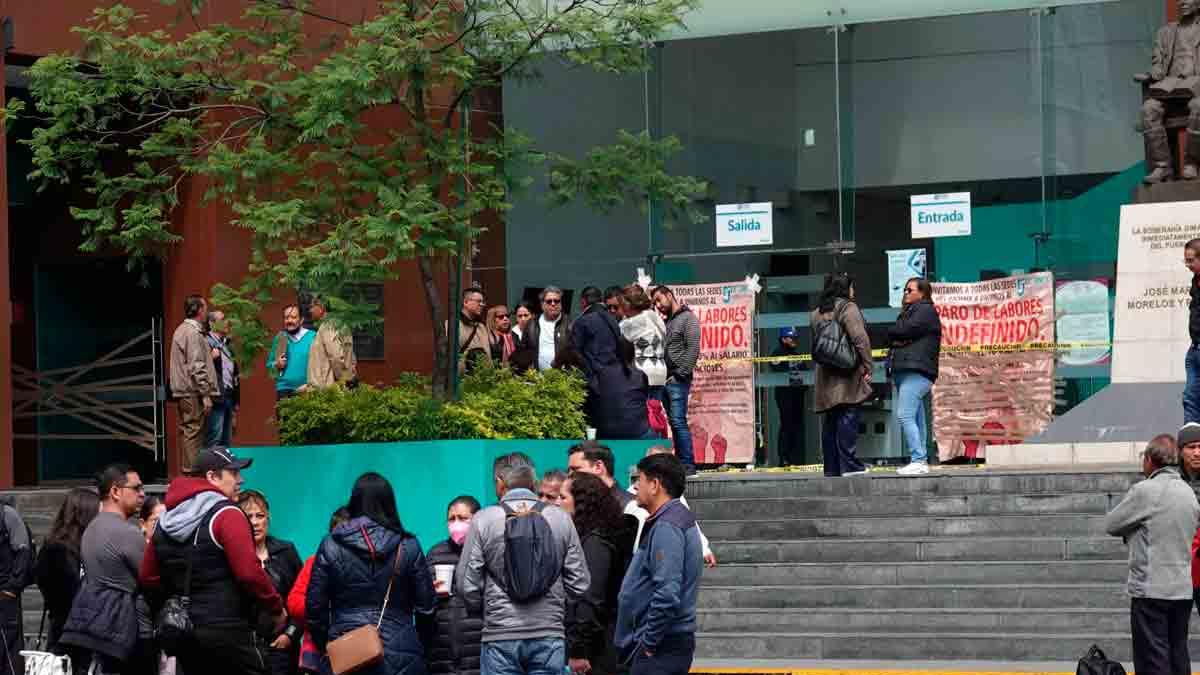 Paro en el Poder Judicial de CDMX cumple un mes; trabajadores exigen ...