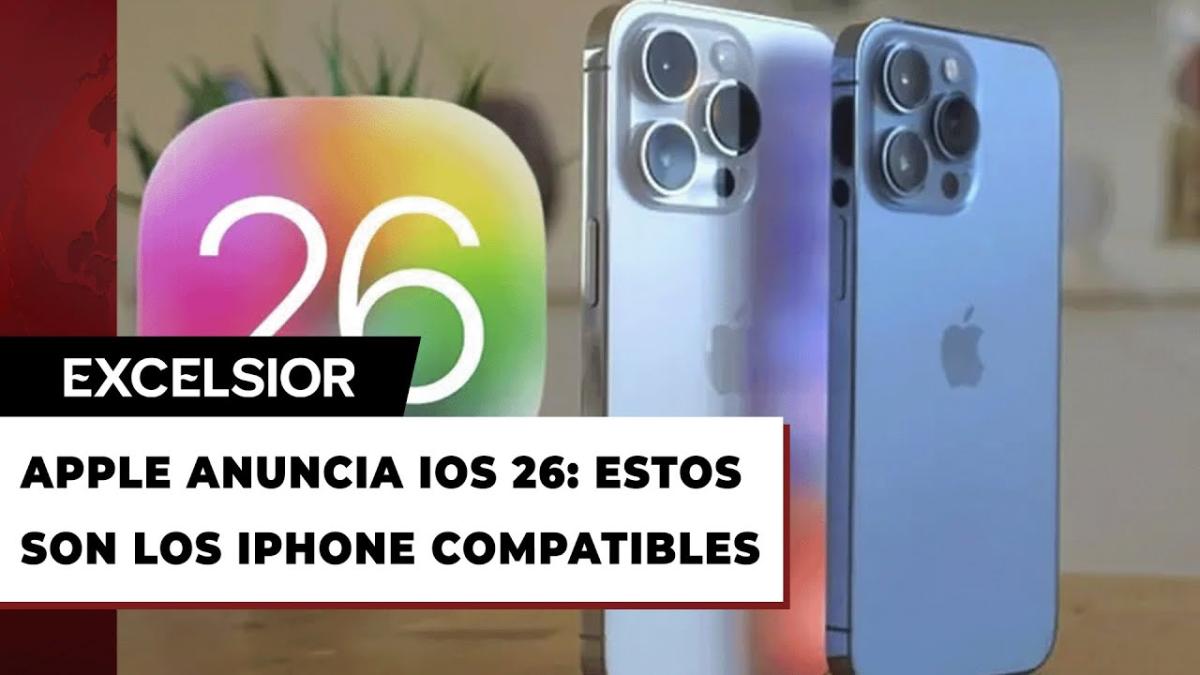 Apple anuncia iOS 26: estos son los iPhone compatibles