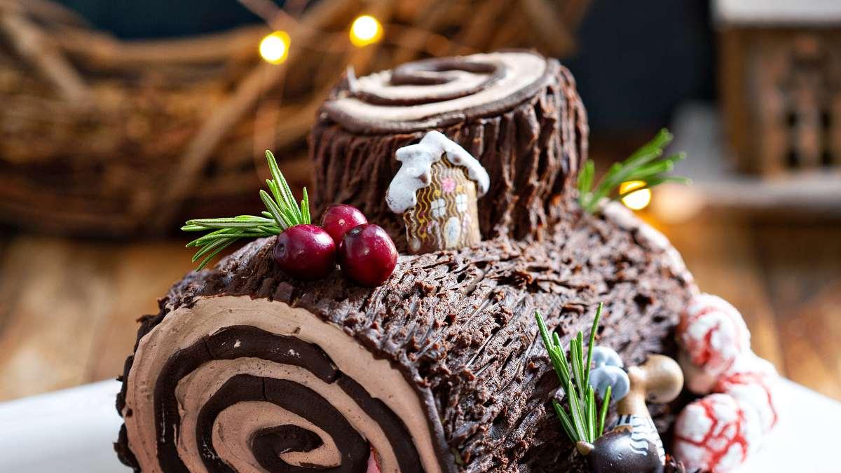 Prepara un tronco de Navidad para las fiestas, un postre clásico con ...