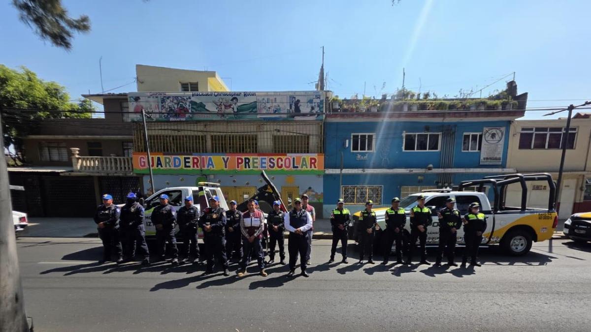 Refuerzan seguridad en la alcaldía Iztacalco con patrullajes