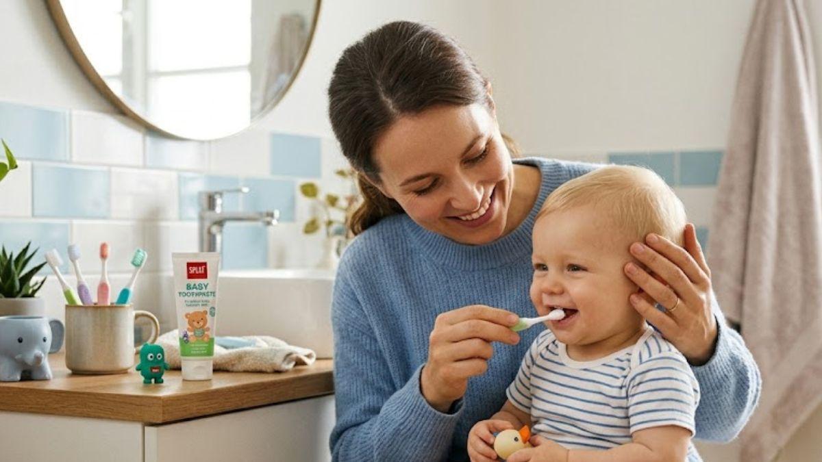 <![CDATA[¿Cómo elegir la pasta dental para los primeros dientes de tu bebé? El ingrediente que no debe faltar]]>