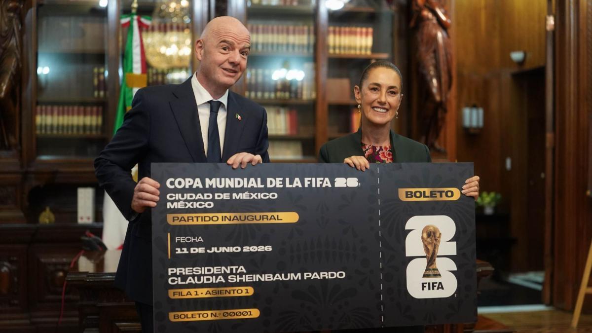 <![CDATA[Van 400 jóvenes inscritos en concurso para ganar boleto de inauguración del Mundial: Sheinbaum]]>