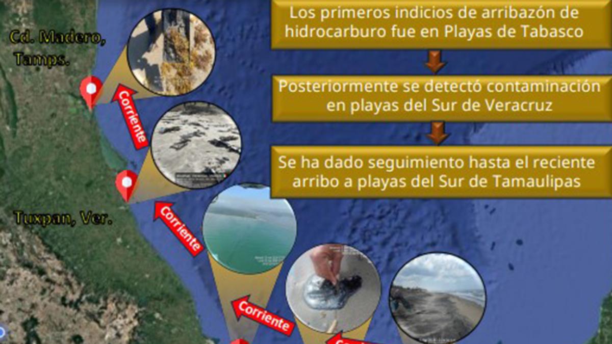 <![CDATA[Autoridades descartan que derrame en Golfo de México provenga de Refinería de Dos Bocas]]>