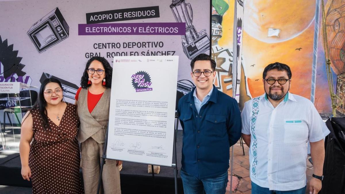 <![CDATA[Gaby Osorio pone en operación punto permanente para recibir electrónicos y electrodomésticos a través del módulo Reciclatrón]]>