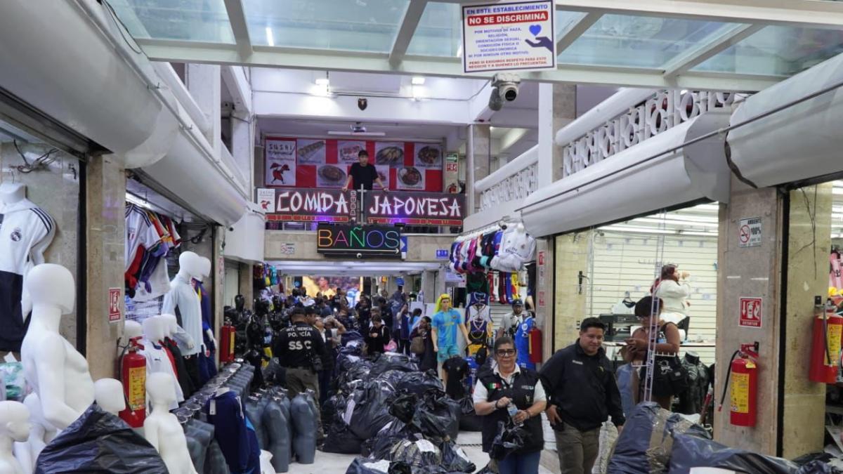 <![CDATA[¿Cuánta mercancía aseguraron en Tepito tras operativo contra piratería?]]>