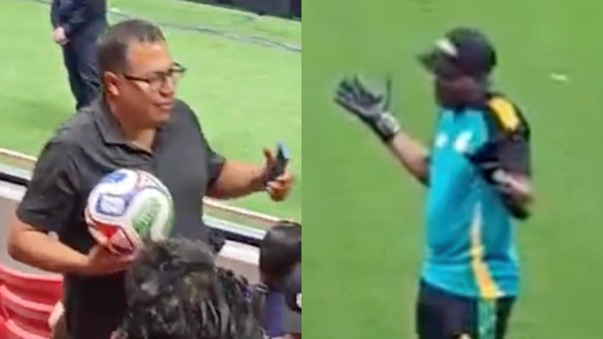 <![CDATA[VIDEO: Aficionados mexicanos 'torean' a portero de Jamaica]]>